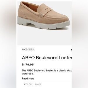 ABEO Women's Beige Boulevard Loafer